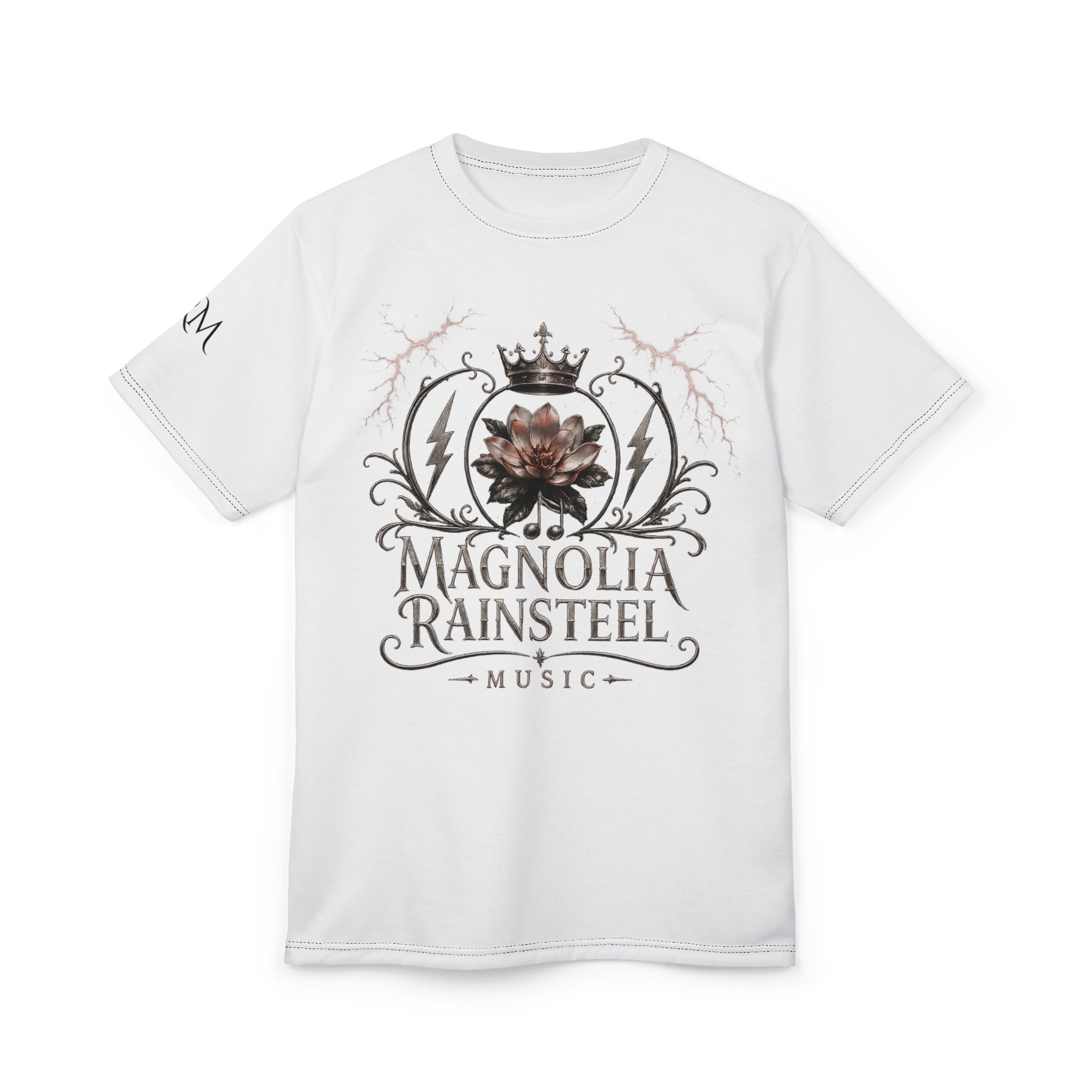 Magnolia Rainsteel Music Crowned Magnolia Logo T-Shirt - Queen Collection - Wear Your Crown