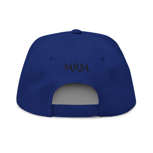 Embroidered 'Queen' Flat Bill Cap – Crown Crest Snapback Hat