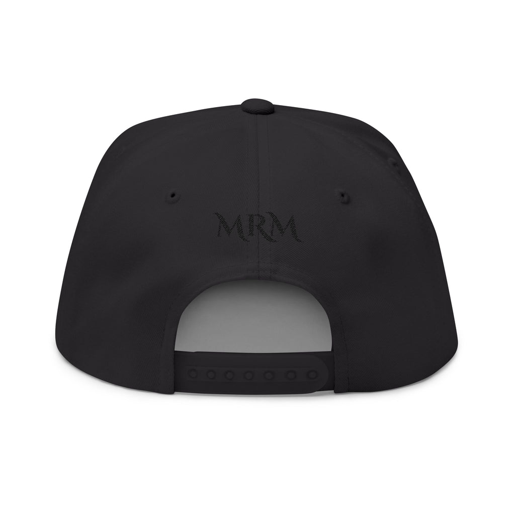 Embroidered 'Queen' Flat Bill Cap – Crown Crest Snapback Hat