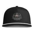 Queen Emblem Rope Cap | Vintage Floral Crown Hat