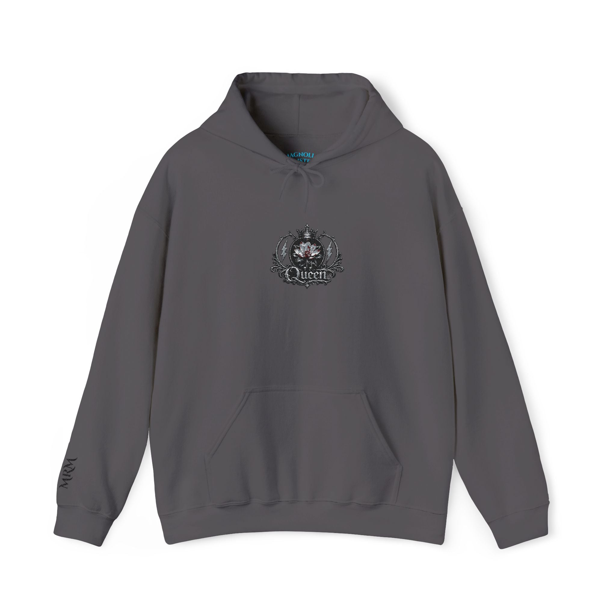 Queen Floral Crest Graphic Pullover — Hoodie