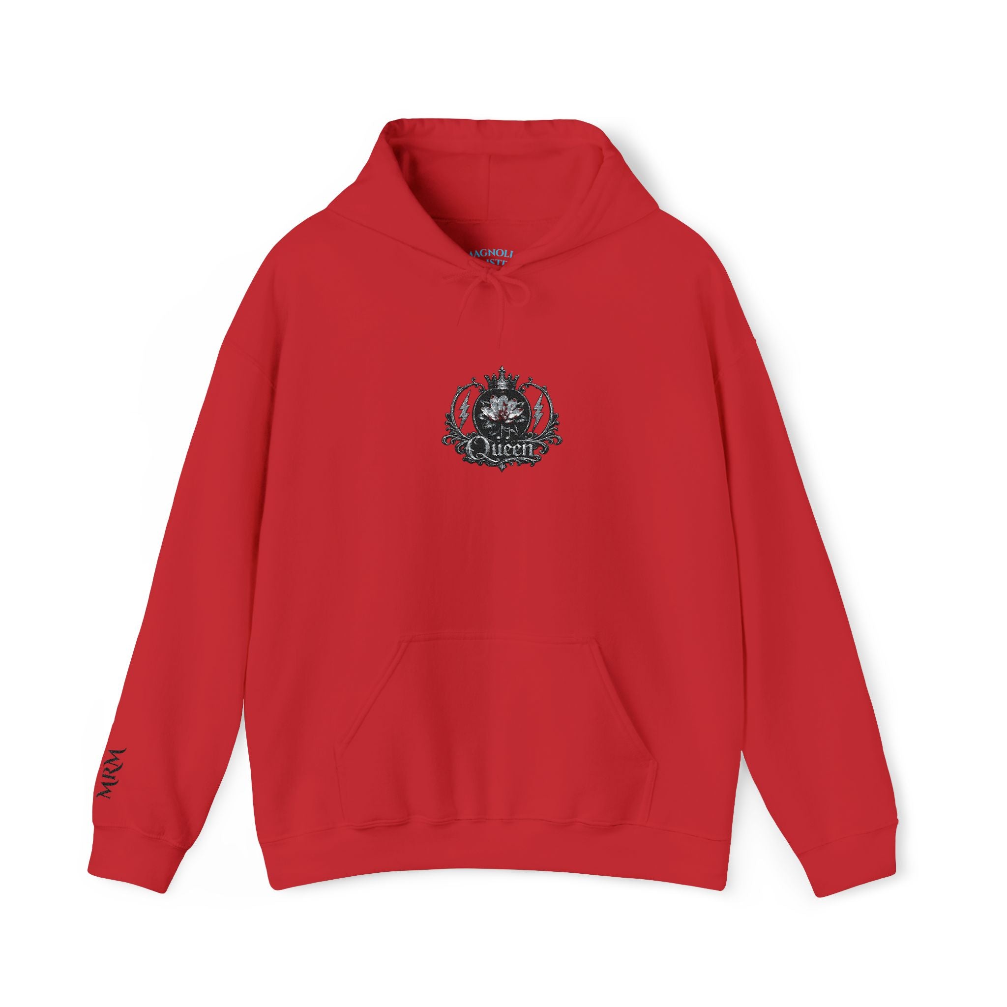 Queen Floral Crest Graphic Pullover — Hoodie