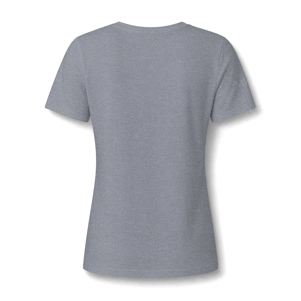 Magnolia Rainsteel Music - Floral Crown Band Logo V-Neck Tee - Queen Collection - Wear Your Crown