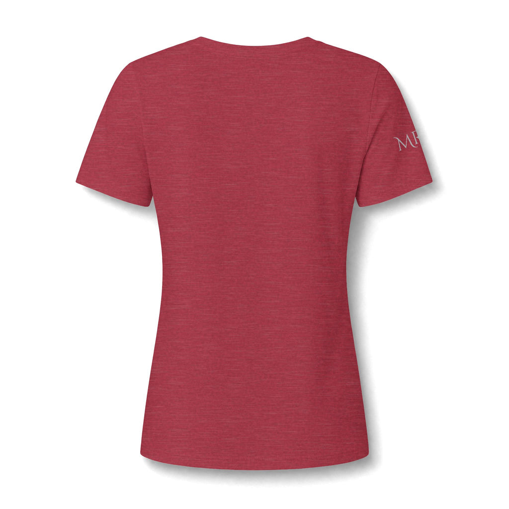 Magnolia Rainsteel Music - Floral Crown Band Logo V-Neck Tee - Queen Collection - Wear Your Crown