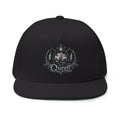 Embroidered 'Queen' Flat Bill Cap – Crown Crest Snapback Hat