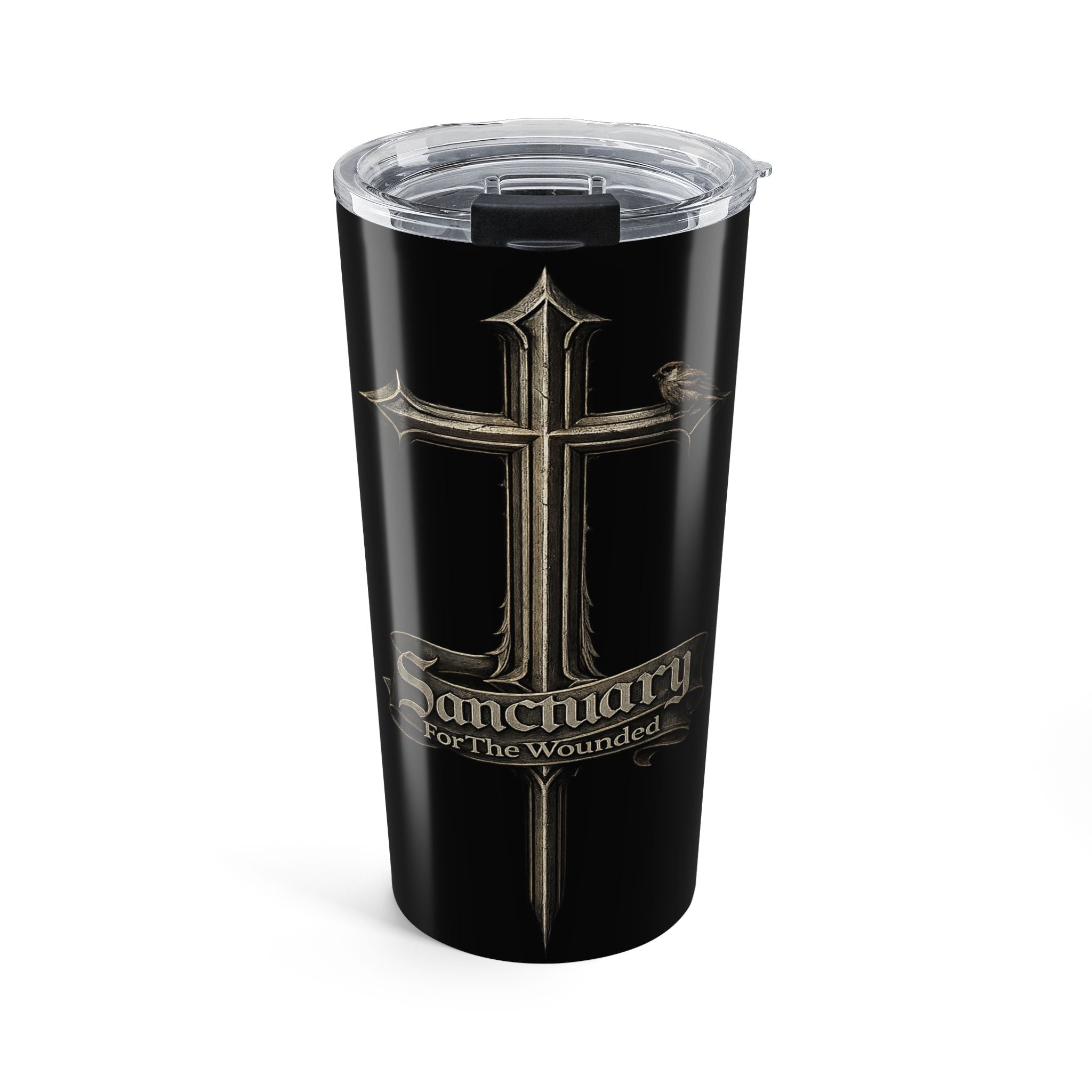 Sanctuary For The Wounded - 20oz Tumbler — Faith-Inspired Insulated Travel Cup