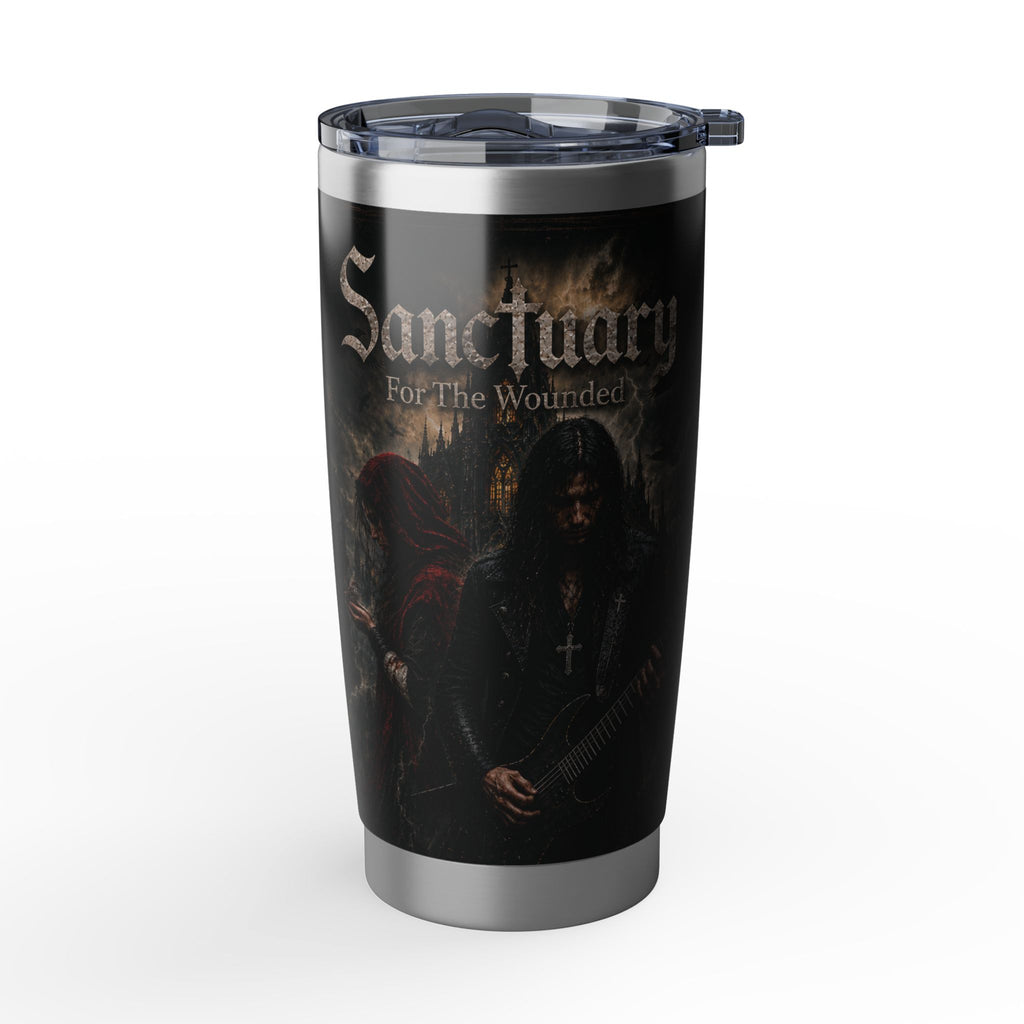 Vagabond 20oz Tumbler — Sanctuary For The Wounded Travel Mug, Dark Wanderer Insulated Cup
