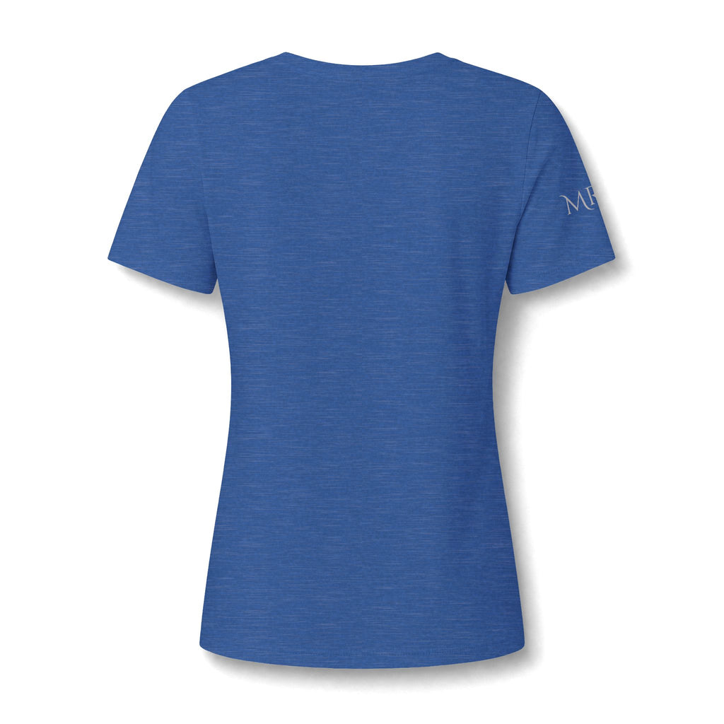 Magnolia Rainsteel Music - Floral Crown Band Logo V-Neck Tee - Queen Collection - Wear Your Crown