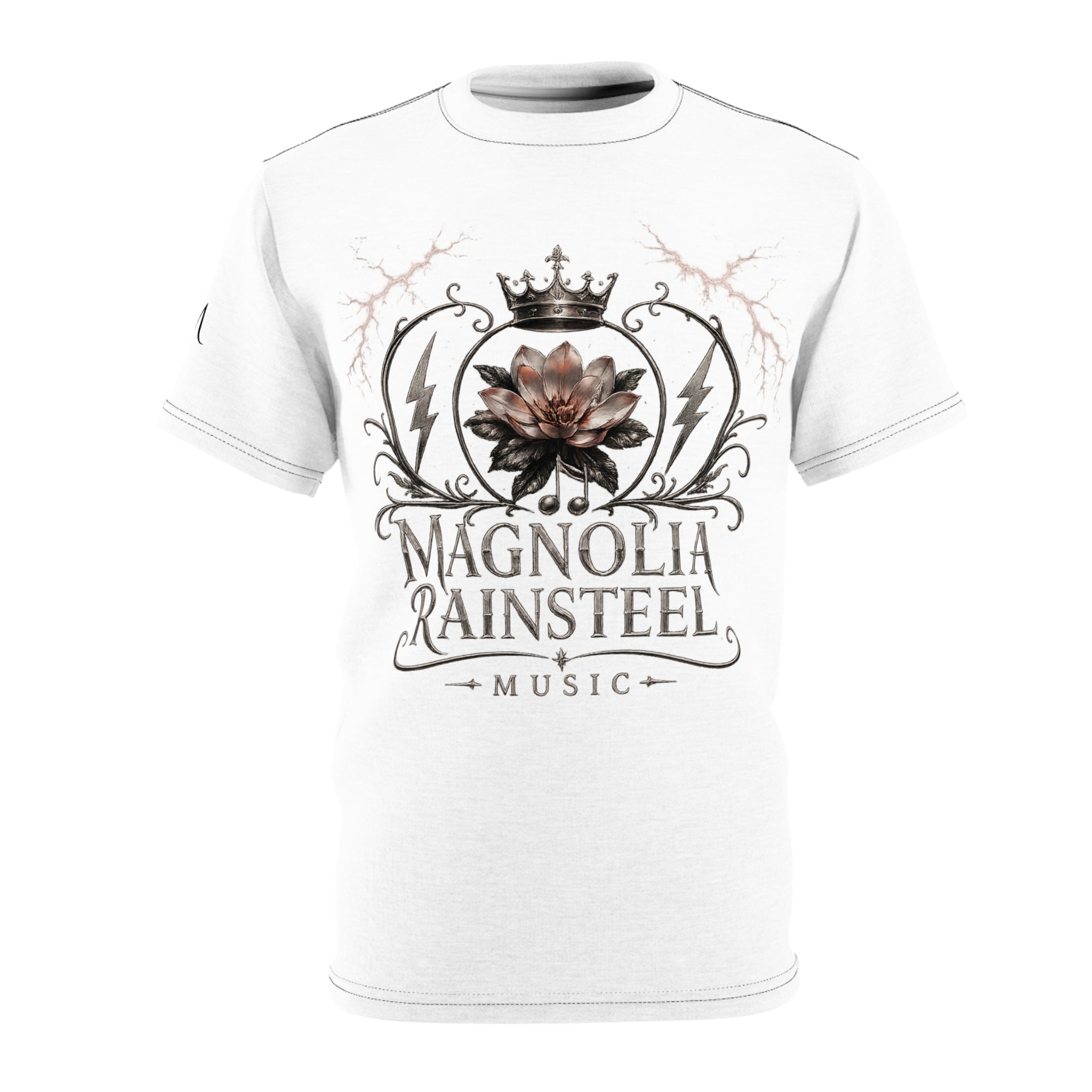 Magnolia Rainsteel Music Crowned Magnolia Logo T-Shirt - Queen Collection - Wear Your Crown