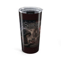 Sanctuary For The Wounded USA Flag 20oz Travel Tumbler | Christian Rock & Metal Stainless Steel Mug