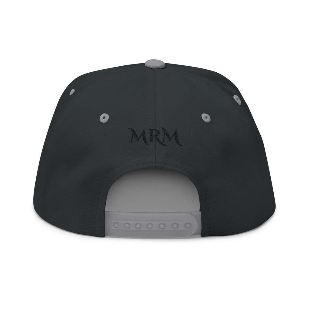 Embroidered 'Queen' Flat Bill Cap – Crown Crest Snapback Hat