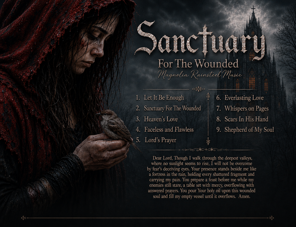 Sanctuary For The Wounded – Digital Download (WAV + MP3) | Christian Gothic Metal Rock Album