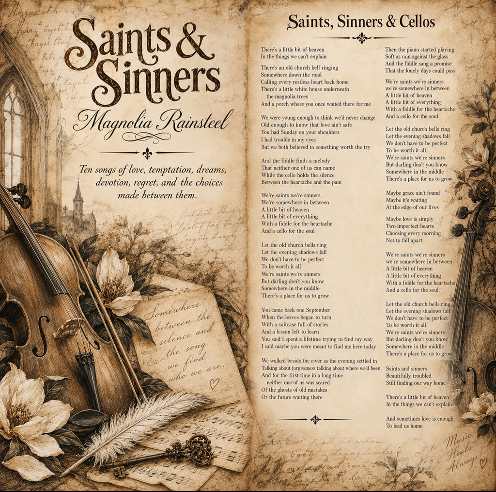 Saints & Sinners | Country Classical Digital Album | Magnolia Rainsteel Music