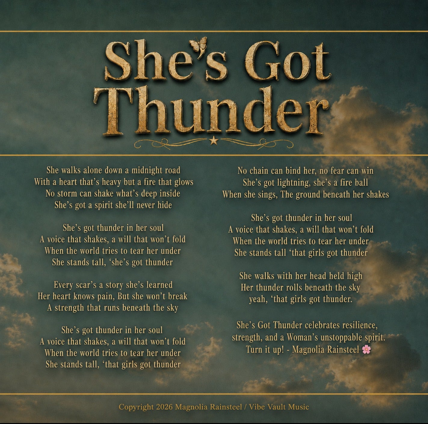 She's Got Thunder – Digital Album Download (WAV) | Original Country Album