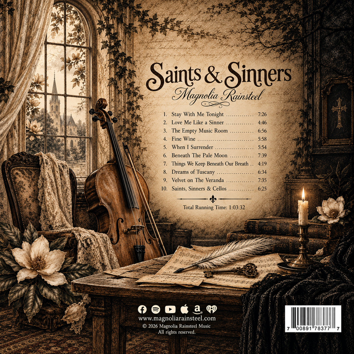 Saints & Sinners | Country Classical Digital Album | Magnolia Rainsteel Music