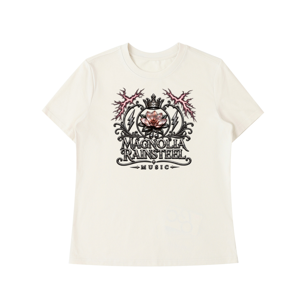 MagnoliaRainsteel,CrownLogo,WomensFashion,WomensApparel,Tshirt,MusicLover,CasualTShirt,MagnoliaRainsteelMusic,WearYourCrown